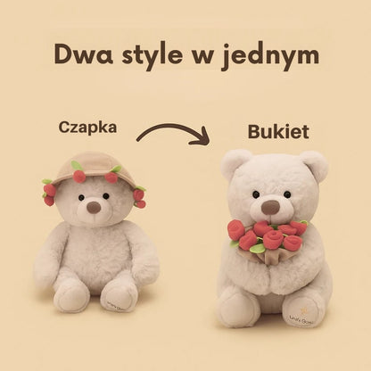 RoseBear™ – Miś, który wręcza kwiaty