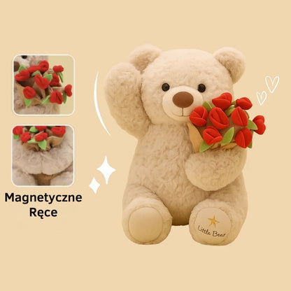 RoseBear™ – Miś, który wręcza kwiaty