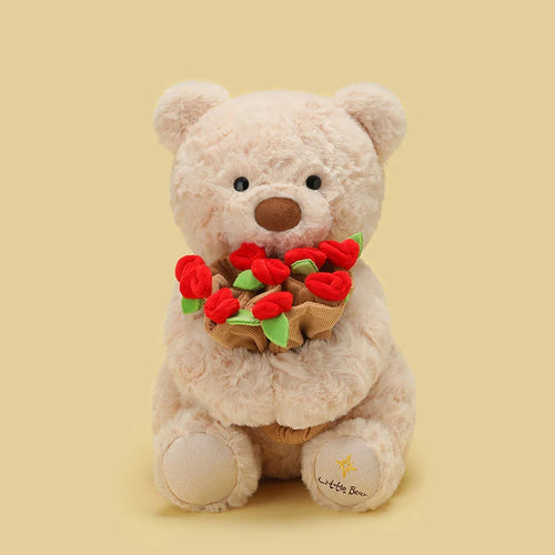 RoseBear™ – Miś, który wręcza kwiaty